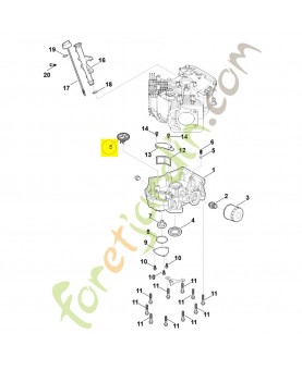 Régulateur centRégulateur centrifuge 0004-100-5102. Pièce détachée Stihl / Vicking