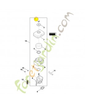Ecrou 0004-955-0902. Pièce détachée Stihl / Vicking