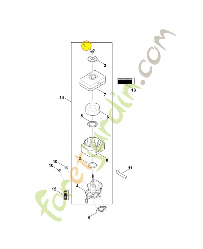 Ecrou 0004-955-0902. Pièce détachée Stihl / Vicking