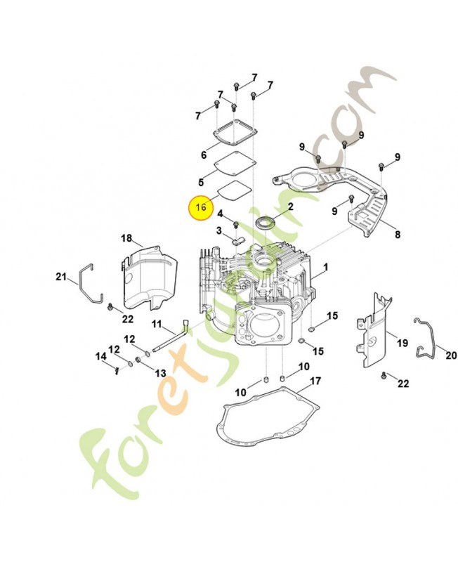 Filtre à huile 0004-020-9603. Pièce détachée Stihl / Vicking