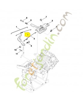 Ressort 0004-104-2102. Pièce détachée Stihl / Vicking