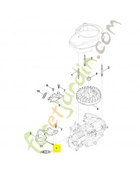 Bougie 0004-400-7000. Pièce détachée Stihl / Vicking