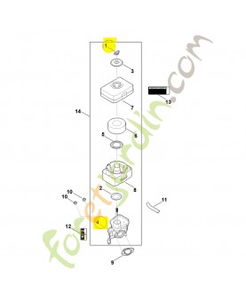 Support 0004-124-1800. Pièce détachée Stihl / Vicking