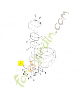 Tuyau 0004-122-4003. Pièce détachée Stihl / Vicking