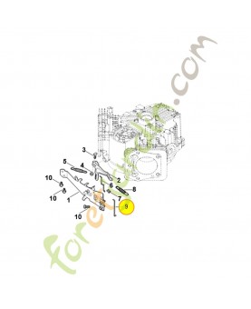 Tringlerie de volet de démarrage 0004-185-1503. Pièce détachée Stihl / Vicking