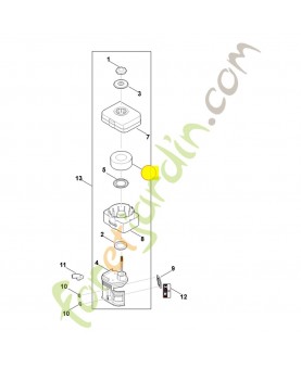 Filtre 0004-124-2801. Pièce détachée Stihl / Vicking