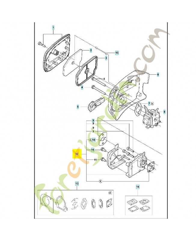 Pièce intermédiaire 597029001. Pièce détachée Husqvarna Pièce intermédiaire 597029001. Pièce détachée Husqvarna