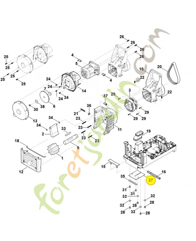 Protection 6013-706-8400. Pièce détachée Stihl / Vicking