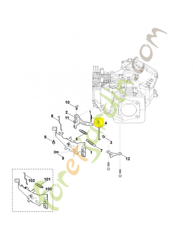 ressort 0004-182-6103- Pièce détachée Stihl / Vicking ressort 0004-182-6103- Pièce détachée Stihl / Vicking