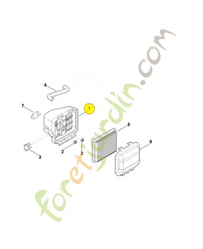 Boîtier de filtre 0004-124-3502. Pièce détachée Stihl / Vicking Boîtier de filtre 0004-124-3502. Pièce détachée Stihl / Vicking