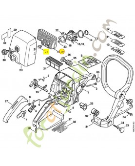 Filtre a air 1127-120-1611. Pièce de rechange Sithl 