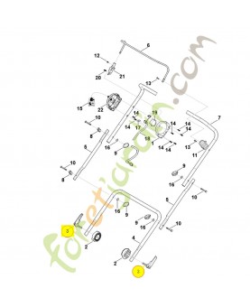 Levier de tension 6291-740-5300. Pièce détachée Stihl / Vicking