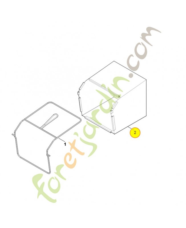 Sac de ramassage 6291-820-4700. Pièce détachée Stihl / Vicking