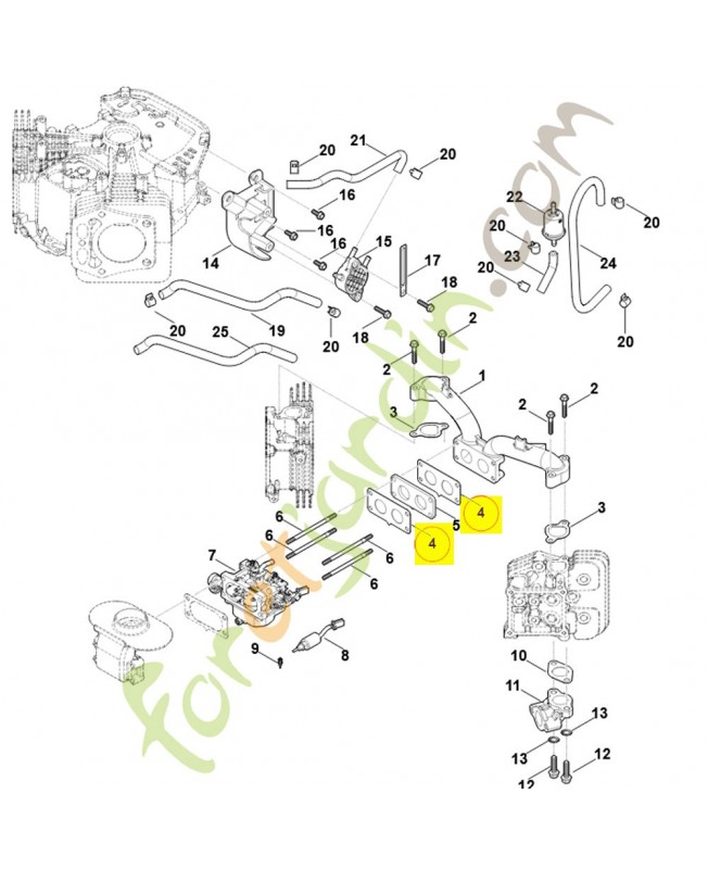Joint 0004-129-0920. Pièce détachée Stihl / Vicking Joint 0004-129-0920. Pièce détachée Stihl / Vicking