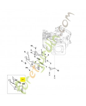 Ressort 0004-182-6102. Pièce détachée Stihl / Vicking