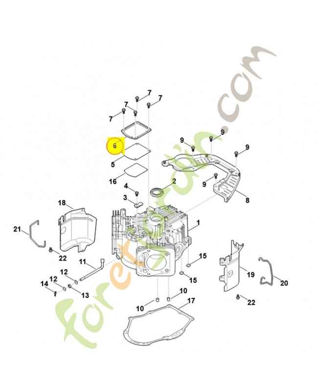Recouvrement 0004-021-1704. Pièce détachée Stihl / Vicking Recouvrement 0004-021-1704. Pièce détachée Stihl / Vicking