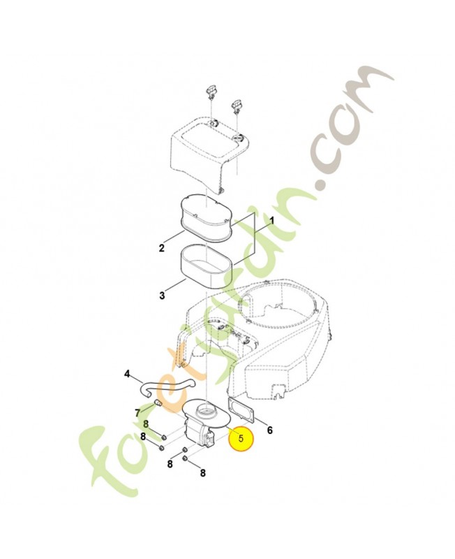 Boîtier de filtre 0004-141-0800. Pièce détachée Stihl / Vicking Boîtier de filtre 0004-141-0800. Pièce détachée Stihl / Vicking