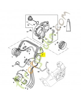 Module électronique msa 160t 1252-430-1400. Pièce de rechange Sithl / Vicking