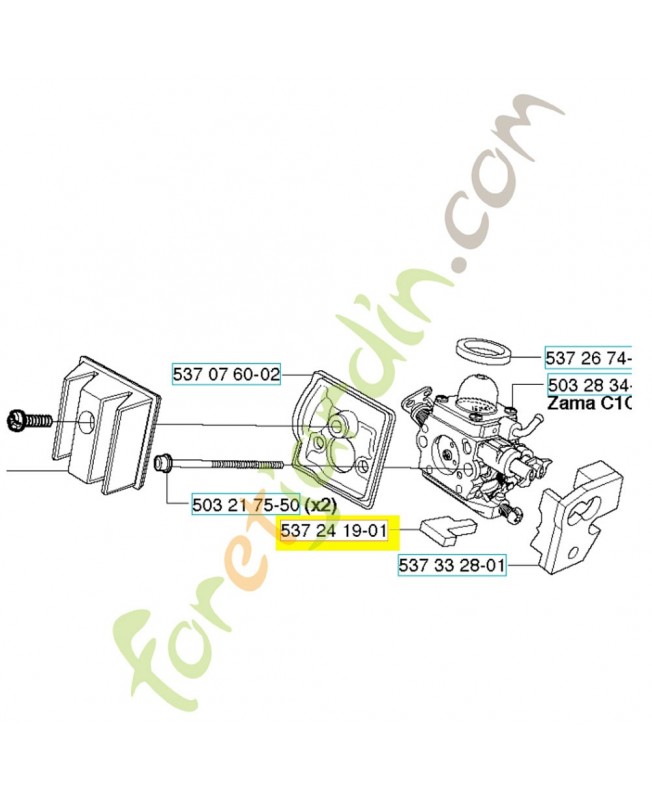 Joint 537241901. Pièce de rechange Husqvarna Joint 537241901. Pièce de rechange Husqvarna