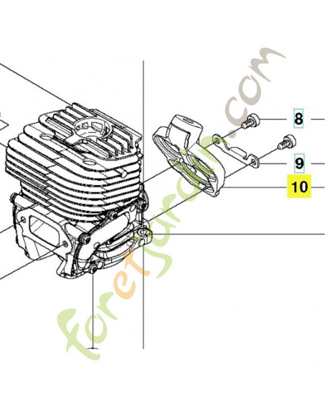 Plaque 574231802. Pièce détachée Husqvarna