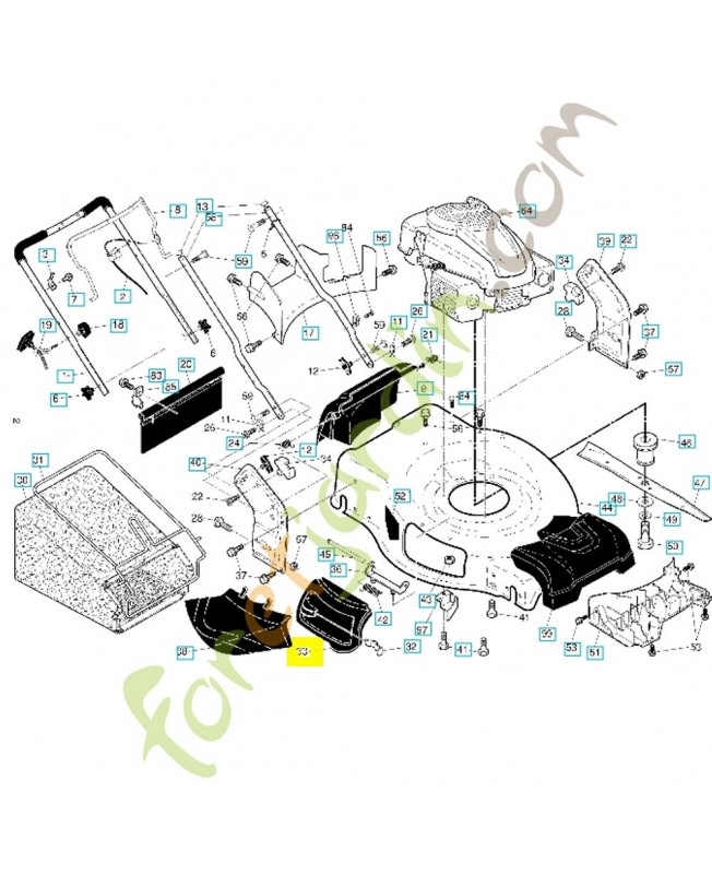 Support 594942002. Pièce détachée Husqvarna