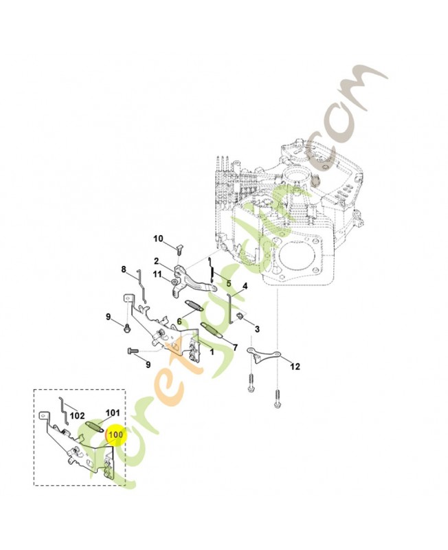 Support 0004-180-6700. Pièce détachée Stihl / Vicking Support 0004-180-6700. Pièce détachée Stihl / Vicking