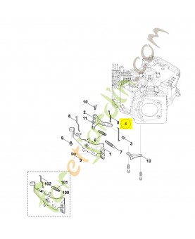 Tringle 0004-182-4900. Pièce détachée Stihl / Vicking