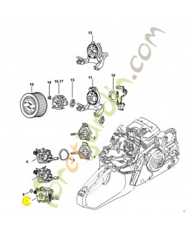 Carburateur wtf-1 1143-120-0600. Pièce détachée Stihl / Vicking