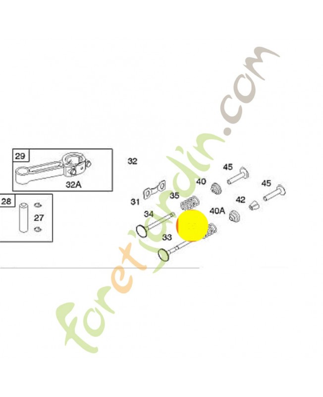 691597 Ressort soupape 0003-000-0857