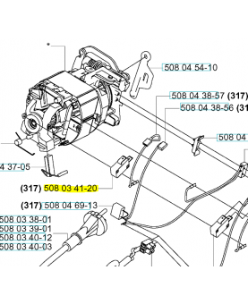 Interrupteur Husqvarna ref. 508034120