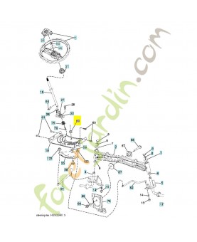écrou 583612801. Pièce détachée Husqvarna