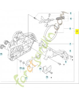carter d'embrayage complet 525743305. Pièce de rechange Husqvarna