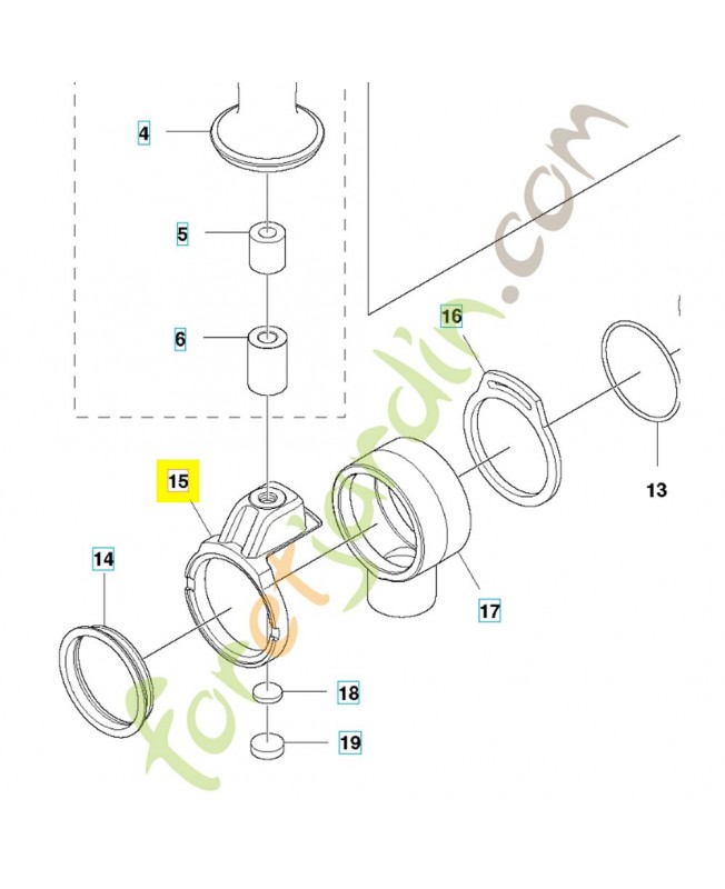 Support 525296901. Pièce détachée Husqvarna