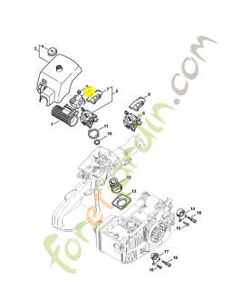 socle du filtre 1129-124-3400 stihl