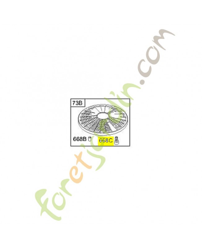 691500 Entretoise 0003-000-0848. Pièce de rechange pour moteur thermique Briggs et Straton