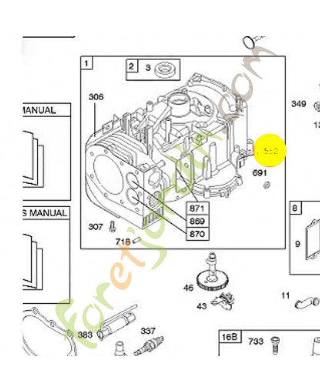 491986 Bague manivelle régulateur 0003-000-0186