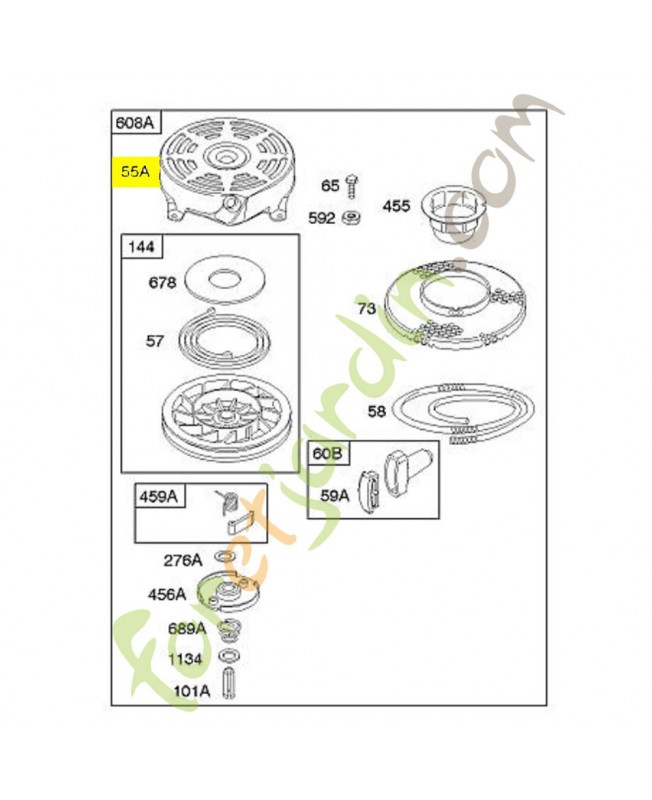 492831 Boitier lanceur 0003-000-0189 stihl