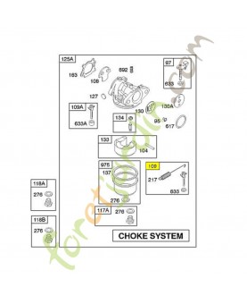 494218 Tige starter 0003-000-0223. Pièce de rechange pour moteur thermique Briggs et Straton