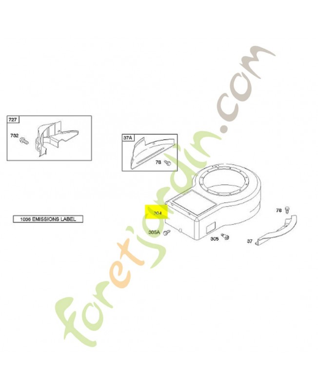 494268 Carter de soufflante 0003-000-0229