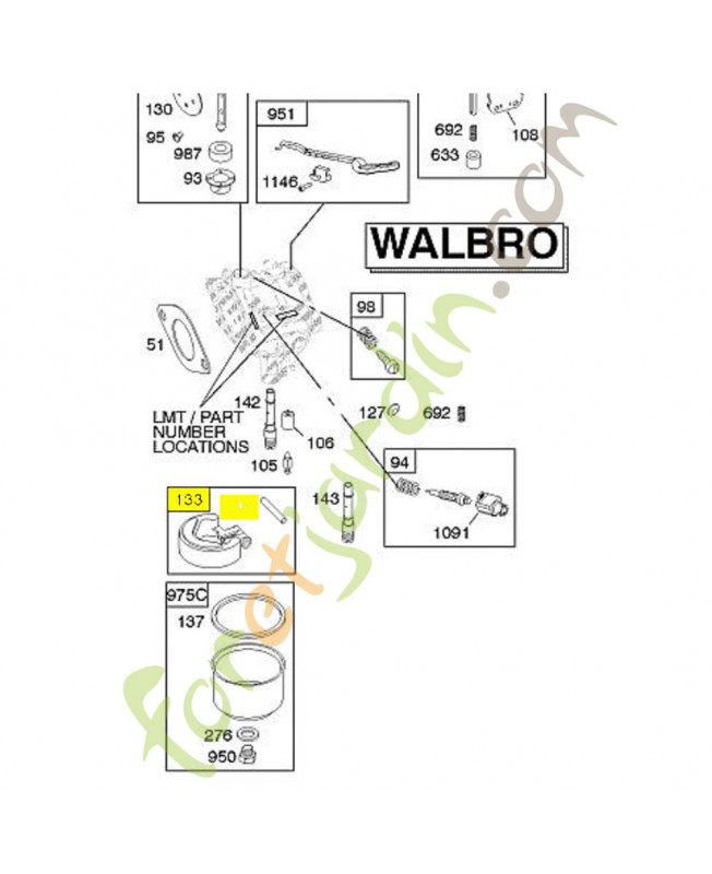 494381 Flotteur carburateur 0003-000-0233. Pièce de rechange pour moteur thermique Briggs et Straton 494381 Flotteur carburateur 0003-000-0233. Pièce de rechange pour moteur thermique Briggs et Straton