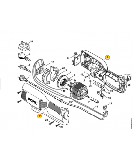 Carter moteur Stihl ref. 4809-790-1405