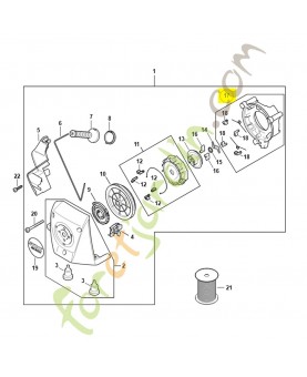 Poussoir 1123-141-4000. Pièce de rechange Sithl / Vicking