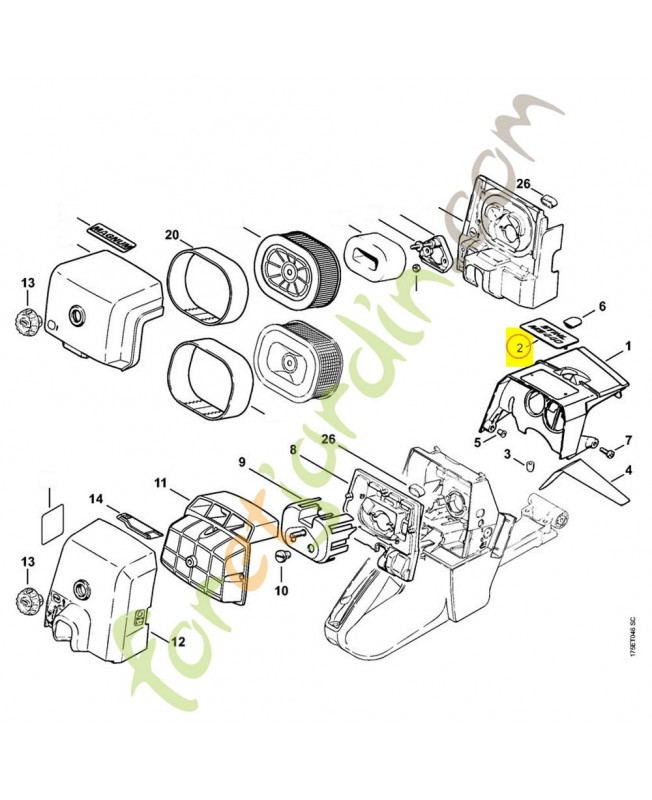 Plaque matricule ms 440 1128-967-1511