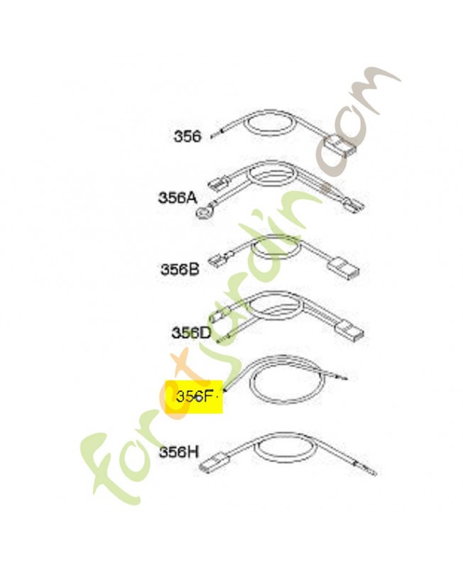 494250 Fil d arrêt 0003-000-0227. Pièce de rechange pour moteur thermique Briggs et Straton