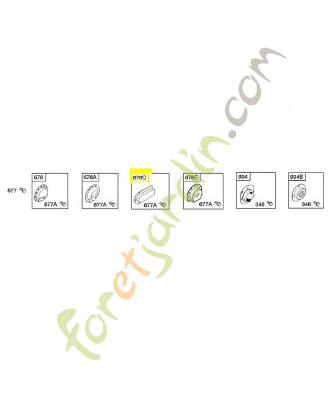 493871 Déflecteur silencieux 0003-000-0214. Pièce de rechange pour moteur thermique Briggs et Straton