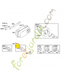 496750 Adaptateur silencieux 0003-000-0282. Pièce de rechange pour moteur thermique Briggs et Straton