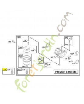 497348 Gicleur principal 0003-000-0289. Pièce de rechange pour moteur thermique Briggs et Straton