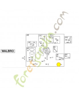 497472 Gicleur pilote 0003-000-0293. Pièce de rechange pour moteur thermique Briggs et Straton