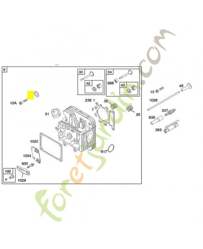 690310 Rondelle 0003-000-0456. Pièce de rechange pour moteur thermique Briggs et Straton 690310 Rondelle 0003-000-0456. Pièce de rechange pour moteur thermique Briggs et Straton
