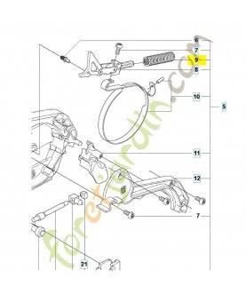 Ressort 503908301. Pièce de rechange Husqvarna 